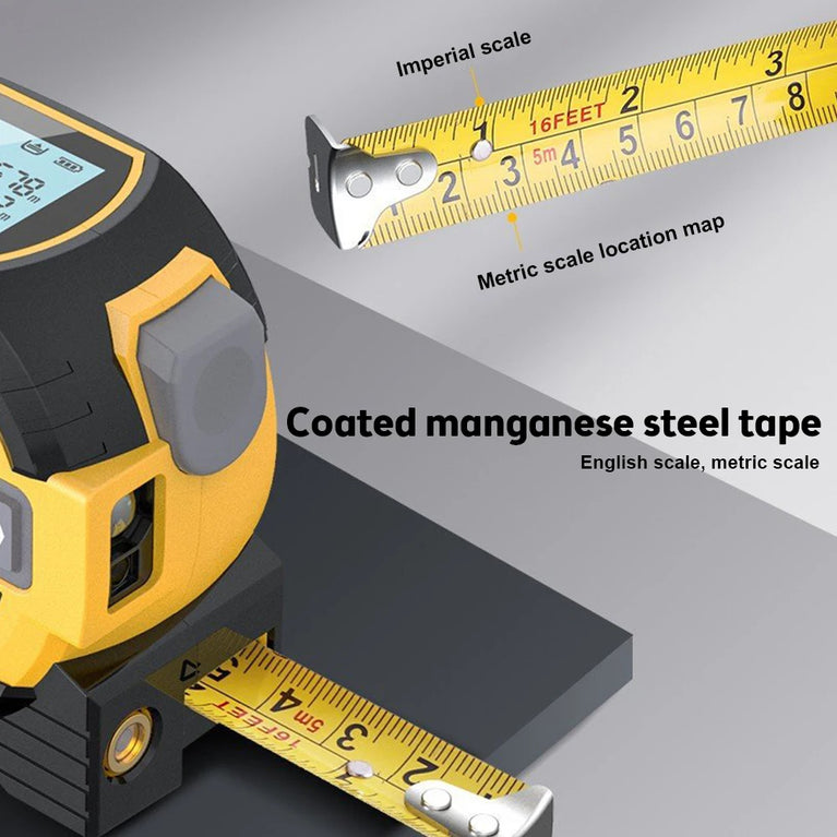 3-in-1 Laser Tape Measure