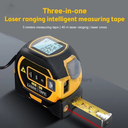 3-in-1 Laser Tape Measure