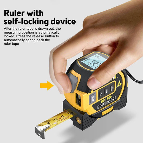 3-in-1 Laser Tape Measure