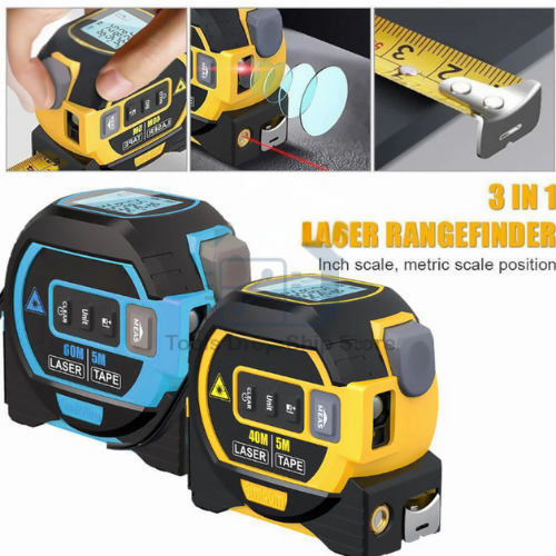 3-in-1 Laser Tape Measure