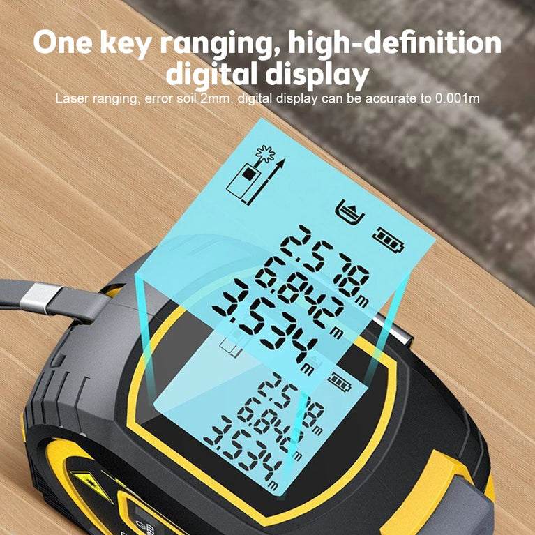 3-in-1 Laser Tape Measure