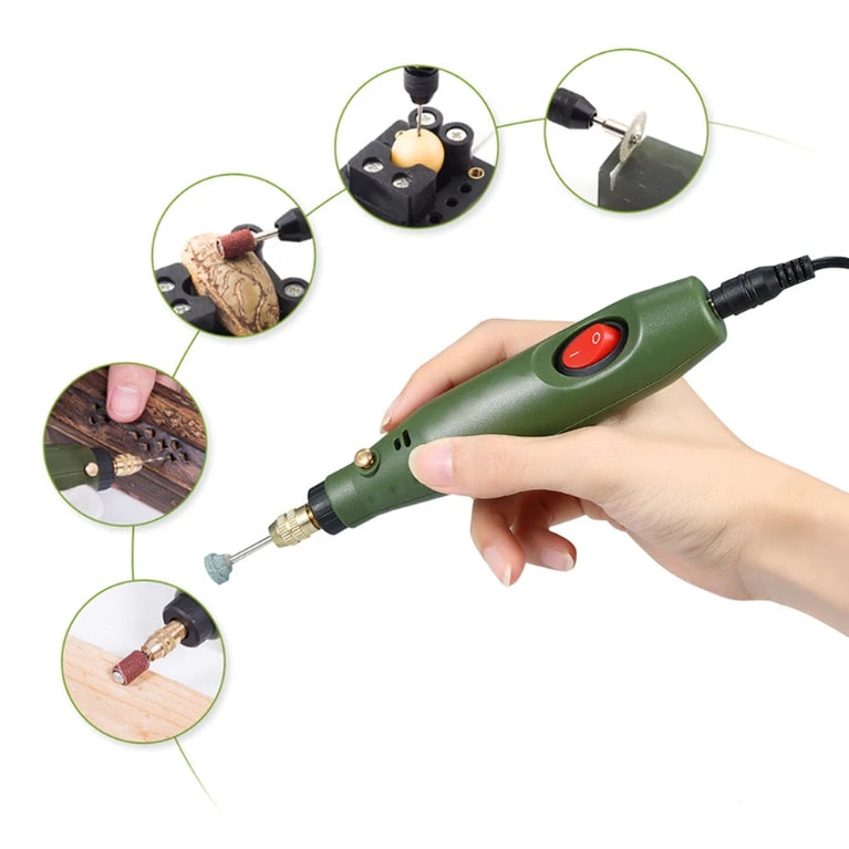 Mini Electric Drilling Tool Set