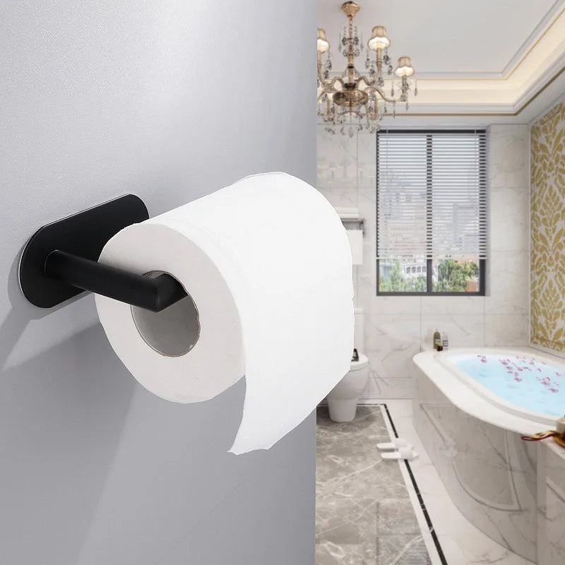 Adhesive Stainless Steel Toilet Paper Holder