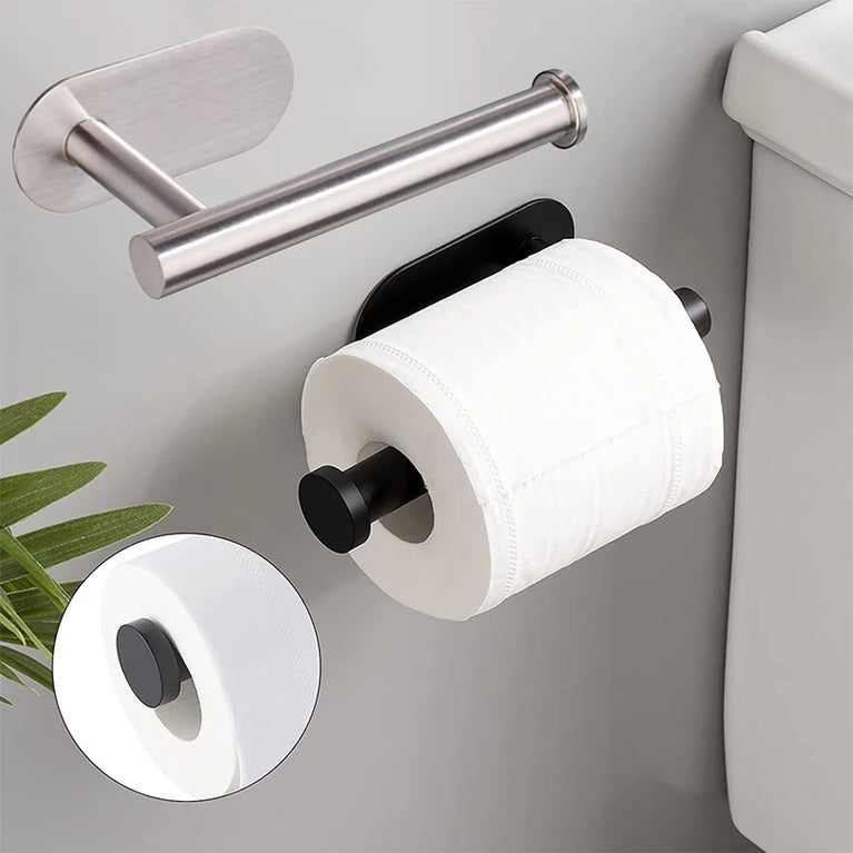 Adhesive Stainless Steel Toilet Paper Holder